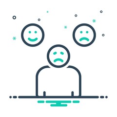 Mix icon for emotional