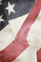 american flag background, vintage grange style