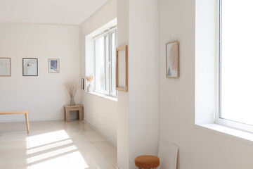 Naklejka na ściany i meble Interior of modern art gallery