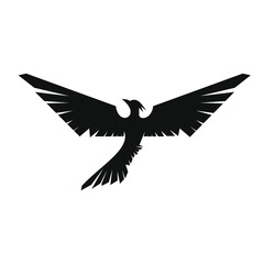 phoenix bird black logo 