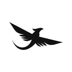 phoenix bird black logo 