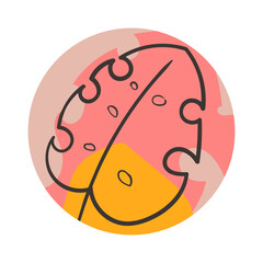 Highlights cover, posts and stories for social media, Vector illustration, boho, minimalism