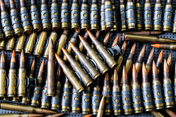  Close up Image of Rifle Bullets
