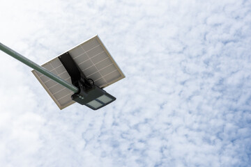 Solar cell panel and LED street light