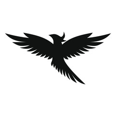 phoenix bird black logo 