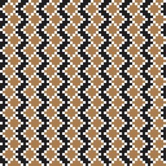 Brown Argyle Seamless Pattern Background