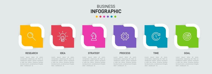 Infographic design with icons and 5 options or steps. Thin line vector. Infographics business concept. Can be used for info graphics, flow charts, presentations, web sites, banners, printed materials.