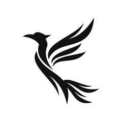 phoenix bird black logo 