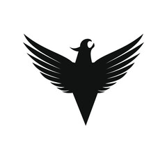phoenix bird black logo 