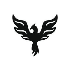 phoenix bird black logo 
