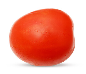plum tomato isolated on white 