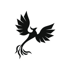 phoenix bird black logo 
