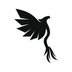 phoenix bird black logo 