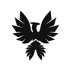 phoenix bird black logo 
