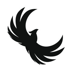 phoenix bird black logo 