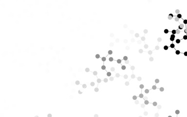 Light Yellow vector template with artificial intelligence structure.