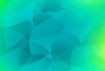 Light Green vector texture with triangular style.