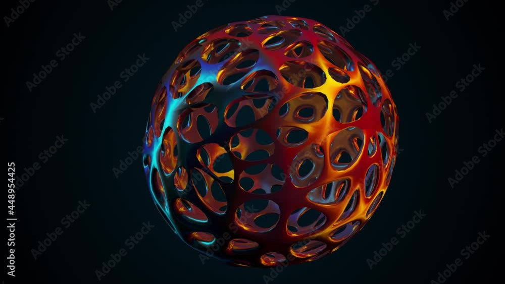 Poster rainbow glass composition, 3d rendering. computer generated abstract background.