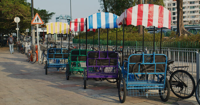 Bicycle renting at lantau island