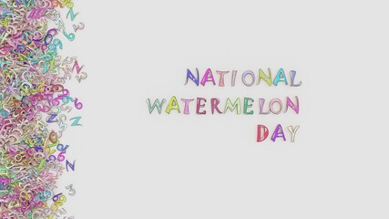 National watermelon day
