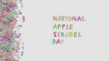 National apple strudel day