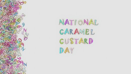 National caramel custard day