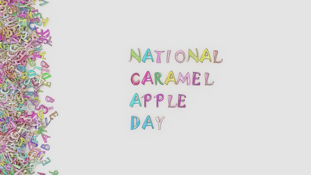 National caramel apple day