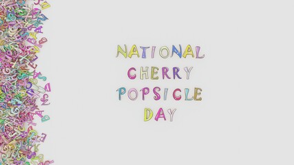 National cherry popsicle day