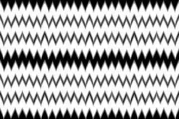 Ethnic zigzag black and white seamless pattern