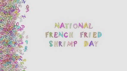 National French fried shrimp day