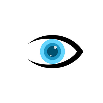 eye of the person eye care and aye clinc logo and symbols.