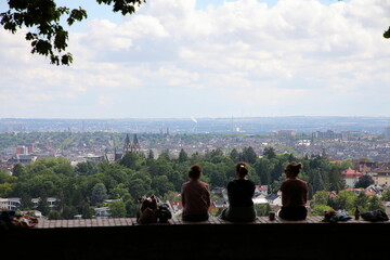 Blick über Wiesbaden vom Neroberg