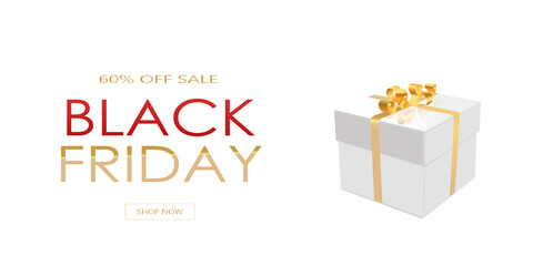 Black Friday Sale Banner. Sale background. Vector illustration.