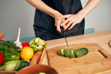 fresh vegetables slicing food healthy food kitchen