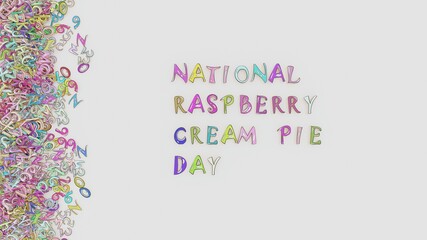 National raspberry cream pie day