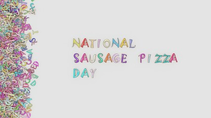 National sausage pizza day