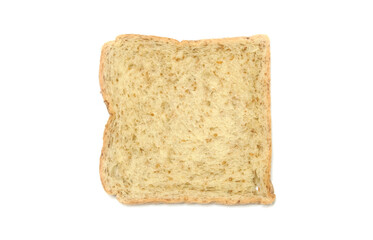 sliced bread isolated on white background