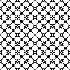 Seamless geometrical abstract black and white pattern