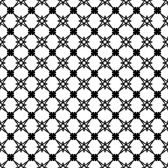 Seamless geometrical abstract black and white pattern
