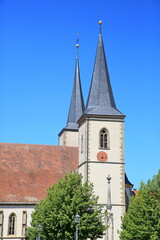 Fototapeta na wymiar Sehenswertes von Haßfurt am Main