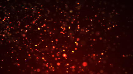 流れる火の粉の背景