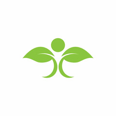 Leaf and Shutter Lens Aperture for Nature Photographer logo design inspiration