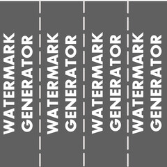 Watermark pattern generator template design