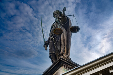 Naklejka premium Lady Justice