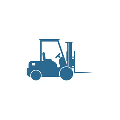 Forklift icon design illustration template