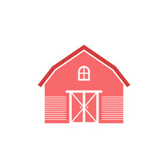 Barn icon design illustration template