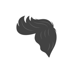 Obraz premium Men hair cut icon design illustration template