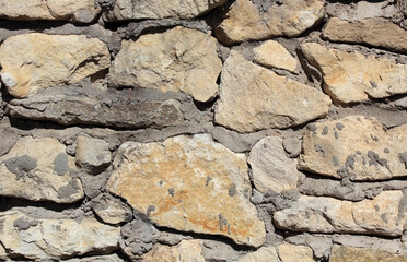 Grunge background and texture of workstone wall