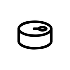 Canned Food Vegetable Snack Yummy Monoline Symbol Icon Logo for Graphic Design UI UX and Website