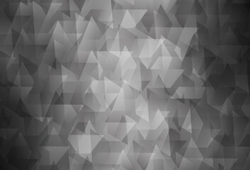 Light Gray vector background in polygonal style.